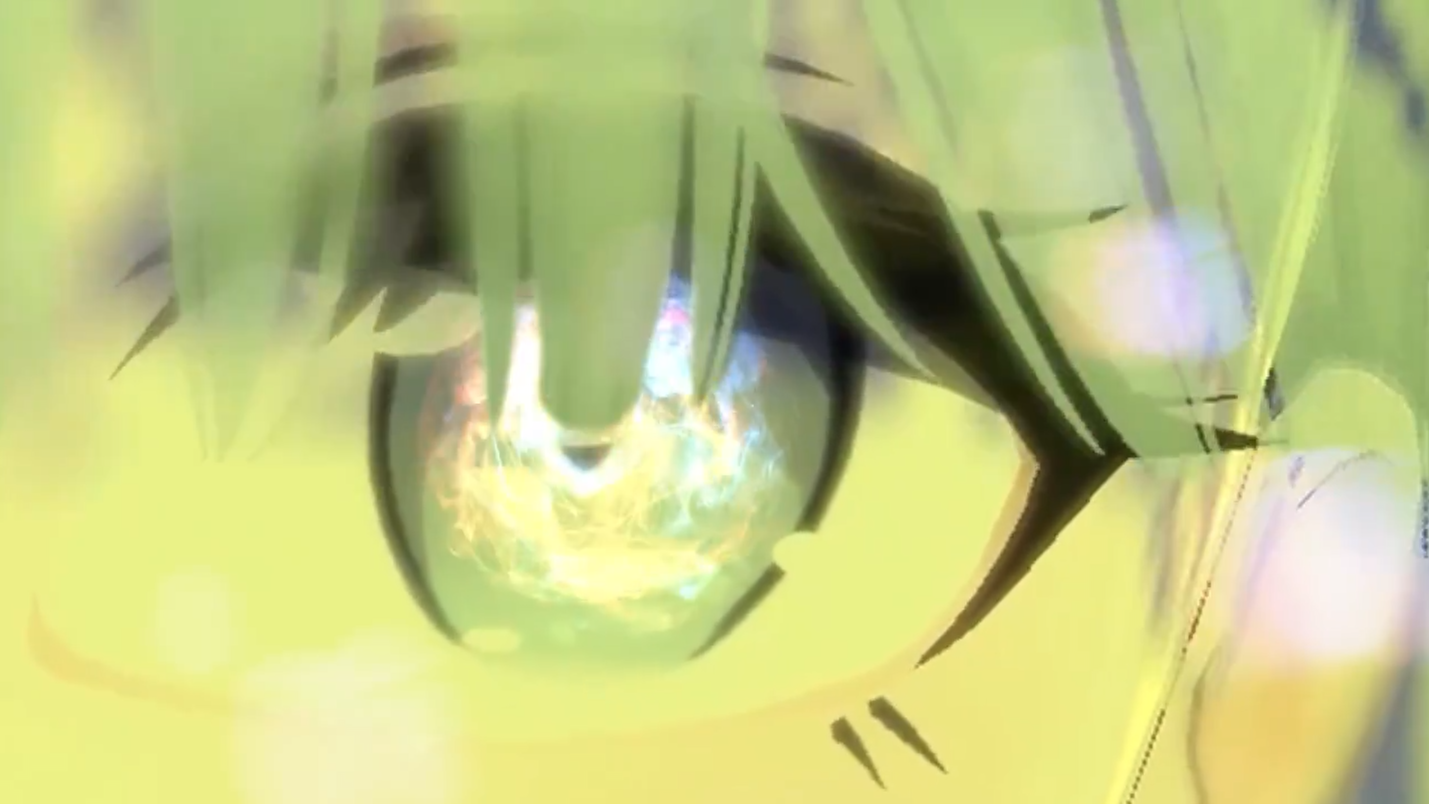 Eye close-up frame