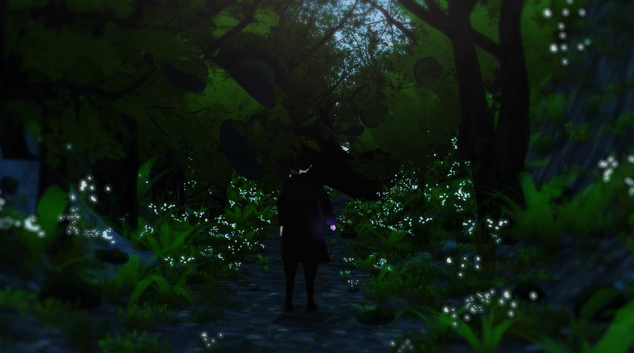 Forest cinematic frame